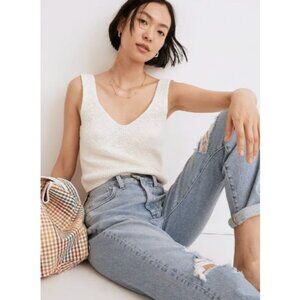 Madewell Parkwood Ivory Sweater Tank
